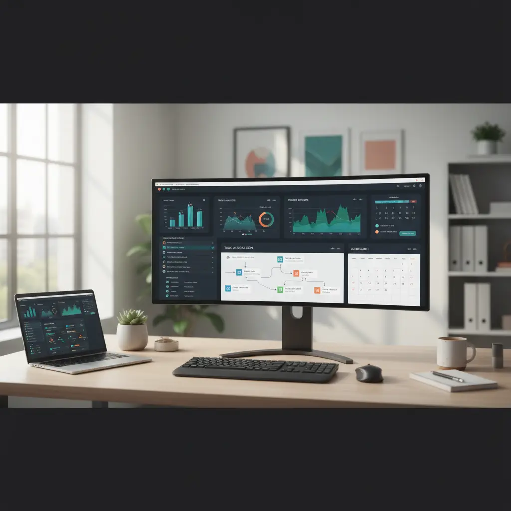 Internal operations automation reducing admin workload for small business