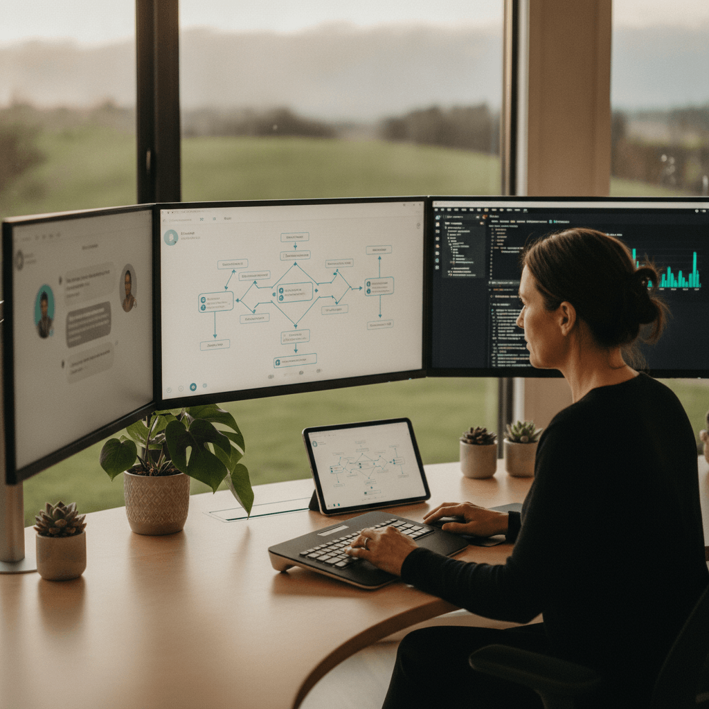 AI automation workflow for New Zealand small business
